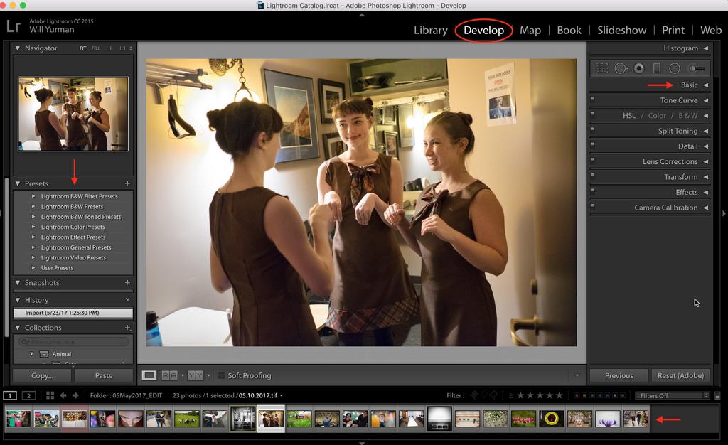 THIS IS IMPORTANT Lightroom is a very powerful tool and you can make all sorts of changes to your image. BUT, just because you can doesn t mean you should.