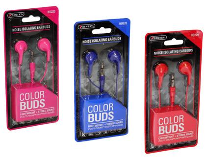 99 EACH 010-07530 Fuse Jam'n Earbuds-Camo Stereo Headphones, 3.5mm Jack, 47" Cord. (Displayed Dimensions: 7"H x 3"W x.75"d) (1/Card) 010-07543 Harley Davidson Earbudz Premium Stereo Earbuds.