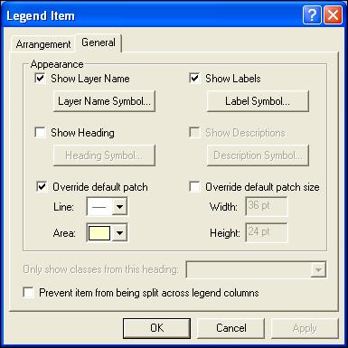 8. Remove the AG_CAP heading under Agricultural Capacity in the legend. Right-click on the legend and select Properties.