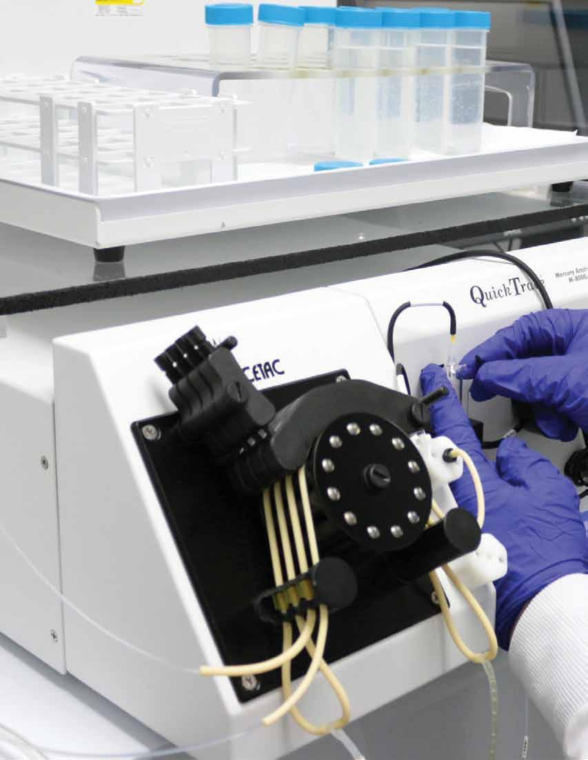 Key Features of the QuickTrace M-8000 The triple mode, no enrichment, single or double gold amalgamation QuickTrace M-8000 CVAF system from Teledyne Leeman Labs is the system of choice for labs