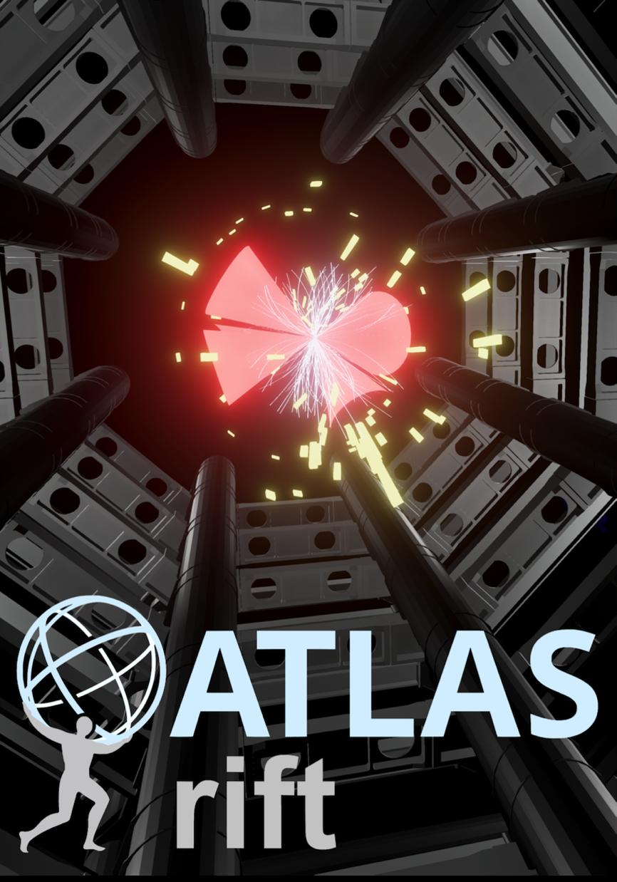 How it all started, in 2015 Bringing HEP event viewers into the future A Virtual Reality application that provides an interactive, immersive visit to the ATLAS experiment.