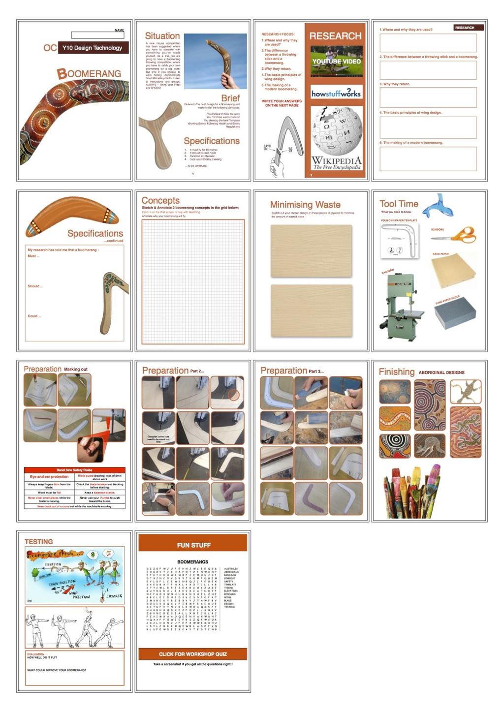 Example Worksheet includes: Clickable Web Links Free hand Design