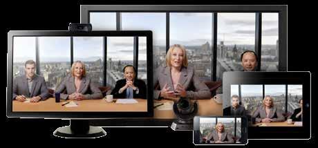 Extend HD video collaboration across an organization without straining IT resources Built-in firewall traversal enables secure company-to-company video calling with anyone inside or outside your
