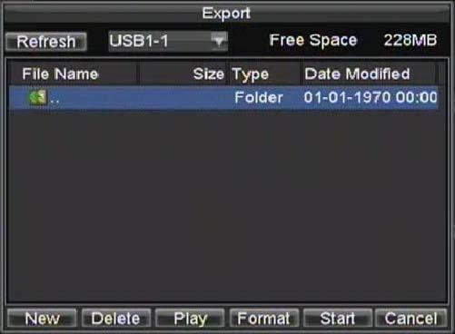 5. The size of the currently selected files is displayed in the lower-left corner of the window. Select the Next button to enter the Export menu, shown in Figure 3.