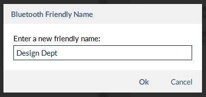You may have to close your connection if you are already in the connection context. 2. Select Set Friendly Name from the menu. Figure 78: Set friendly name 3.