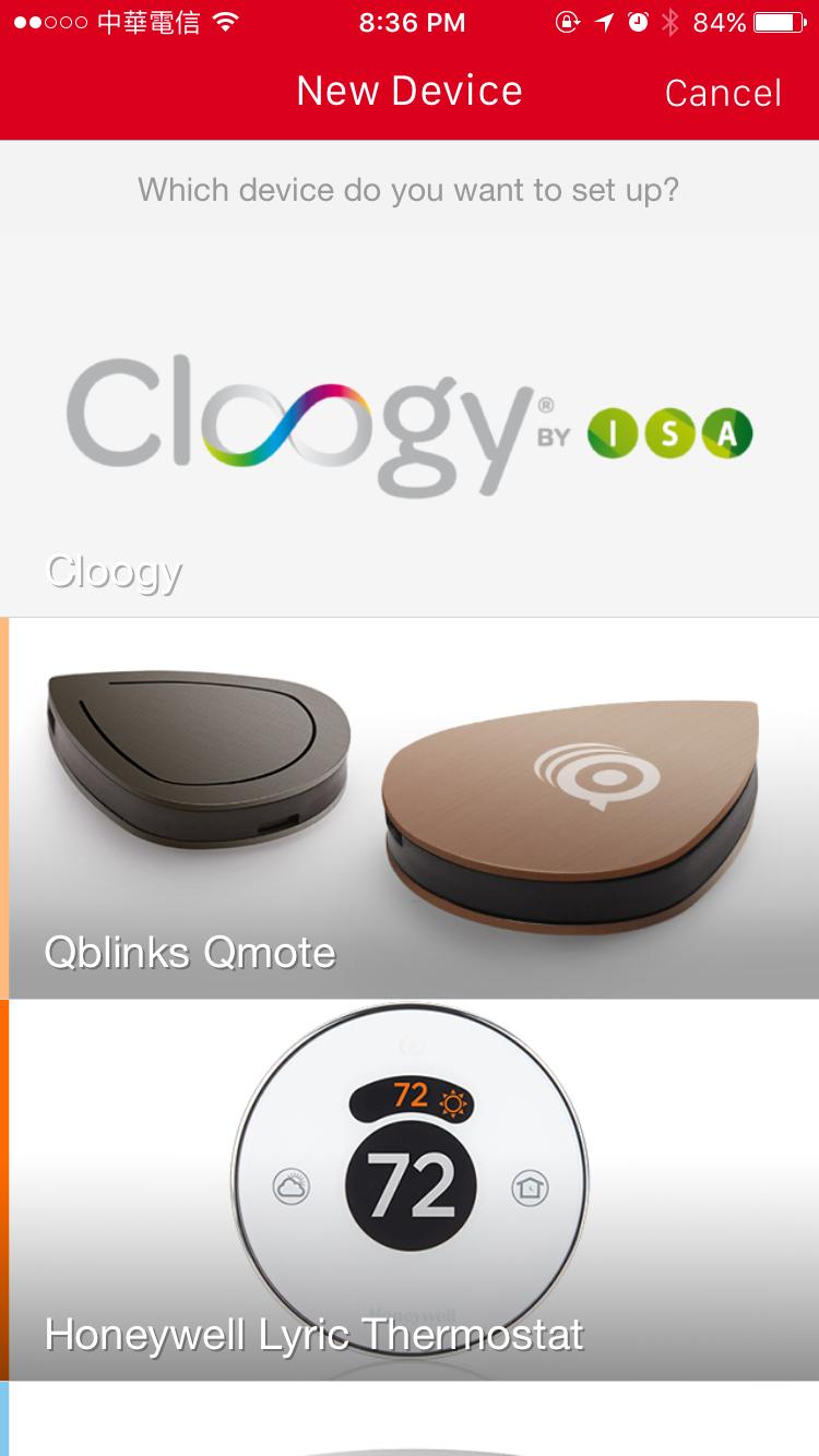 2. Select Qblinks Qmote, then sign in