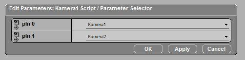 11 7. Klik kanan pada Parameter Selector dan pilih Edit Parameters. Pilih objek kamera daripada drop down menu dan setkan seperti dibawah: 8.