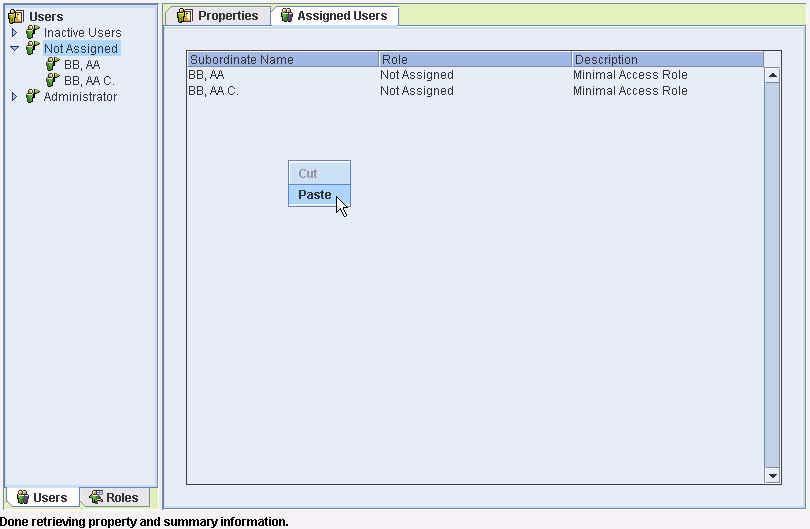 User Administration Standard 02.02 Result: The contacts appear in the new location. Note: You can also drag and drop agents from one supervisor to another.