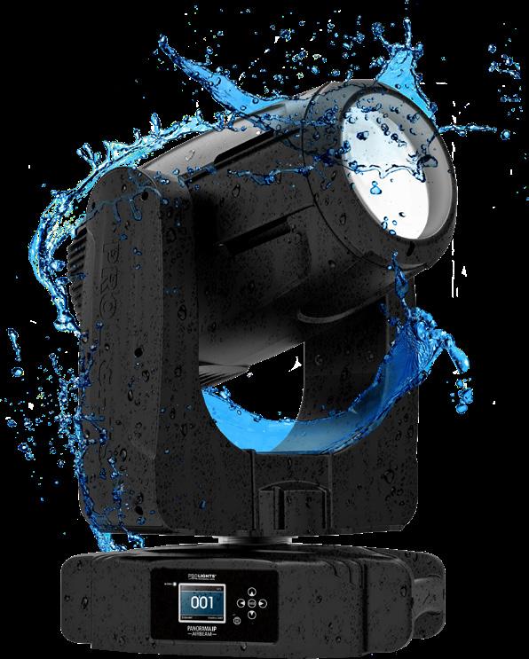 PANORAMAIPAB 440W IP65 moving beam luminaire with color mixing PANORAMA IP AIRBEAM is a stunning IP65 moving beam luminaire which delivers an unbelievable