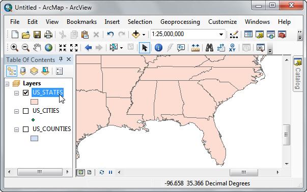 Introduction to ArcGIS 10 Editing the Legend 1.3.1 1.