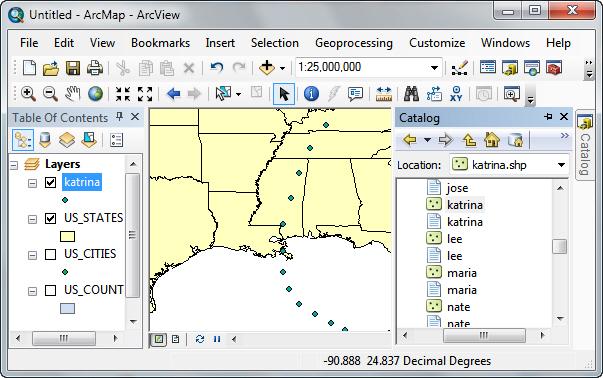 Introduction to ArcGIS 10 Editing the Legend 1.3.4 So far we ve looked at how to assign a single color to a layer and how to assign a unique color based on an attribute.