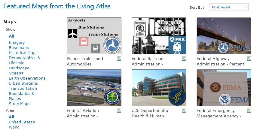 Click on the web link above to jump to ArcGIS GALLERY to see a sampling of maps in the GALLERY or