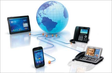 Communication VoIP(Voice over IP) / video call Group of technologies for the