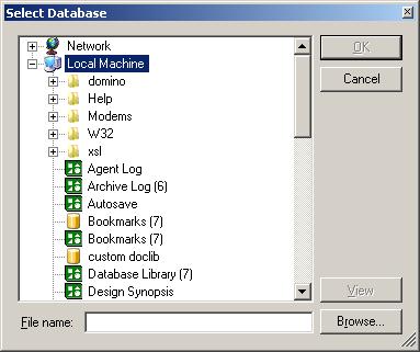 Figure 2: Lotus Notes Configurations Screen Select Database Figure 3: Lotus Notes Configurations Screen Advanced Document Export Configuration Table 2: Advanced Document Export Configuration Window