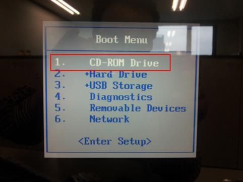 To boot as SECUDRIVE Sanitizer Portable, CD-ROM booting should be set in your BIOS and it should