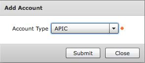 Adding an APIC Account