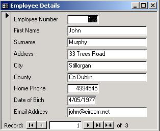 Create a query displaying all those born between 1972 and 1975.
