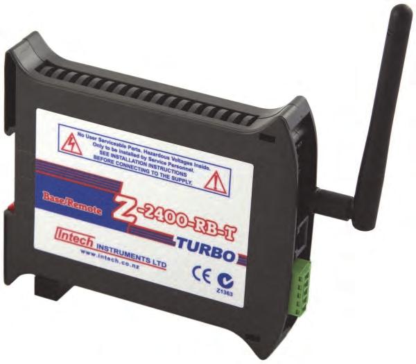Ordering Information: Z-2400-RB-T Base and Remote, as selected by DIP switch. Z-2400-TCP-T Ethernet TCP/IP Base Only. Z-2400-RB-T as a Base: Connect via RS485 or RS422 on an existing data loop.