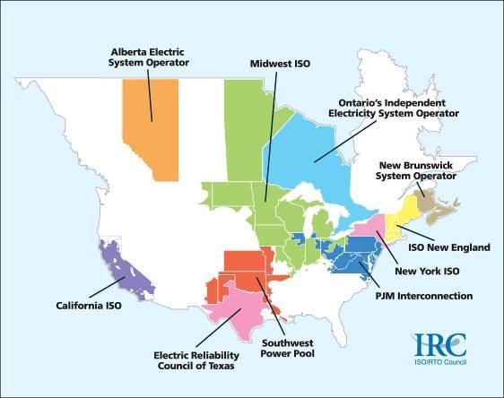 ISOs & RTOs There are now 10 Independent System Operators and Regional Transmission Organizations (ISO/RTOs) in North