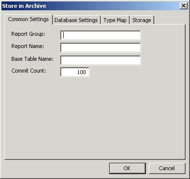 Archive Services for Reports Studio 2 Configuring the Storage Task The task configuration allows you to properly export the project files to a repository.