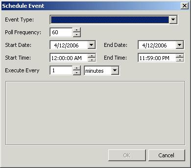 3 Archive Services for Reports Server Figure 3-2 Scheduler Duration Options Project Schedule dialog box For each Scheduled Event, duration of time must be set.
