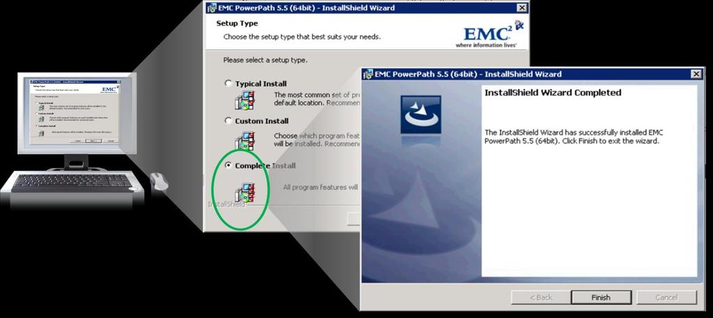 Figure 4. Installation Lab Validation: EMC PowerPath vs. Windows Native MPIO 6 Why This Matters Ease of set up and installation minimize management effort and cost.