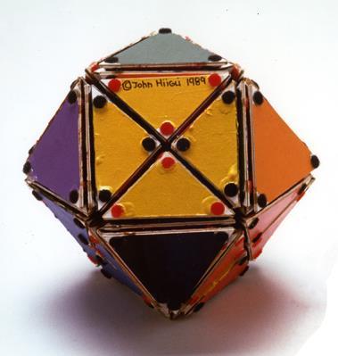 yellow-orange and four "negative" tetrahedron positions 1B, 2B, 3B and 4B (bottom row of Figure 5), corresponding to brown, blue-violet, yellow-green and red-orange.