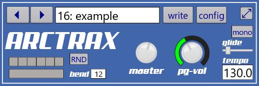 2.8 Master In master section, there are controls for parameters used commonly among all voices. master Specifies the global master volume. This volume isn't changed when you switch programs.