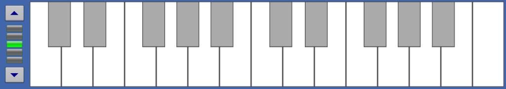 2.9 Keyboard Play tones by pressing the key. It also displays holding keys when you play tones with PC keyboard or external MIDI keyboard.