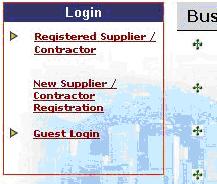 A. Log on to E-Tendering System Before logon to the E-Tendering System, please make sure that the computer is connected with Internet through browser and meet the following minimum