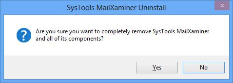 Uninstall Software Top Un-Installation of SysTools MailXaminer You can uninstall SysTools MailXaminer software in two ways: From the Windows Start menu From the Control Panel Important Note: To
