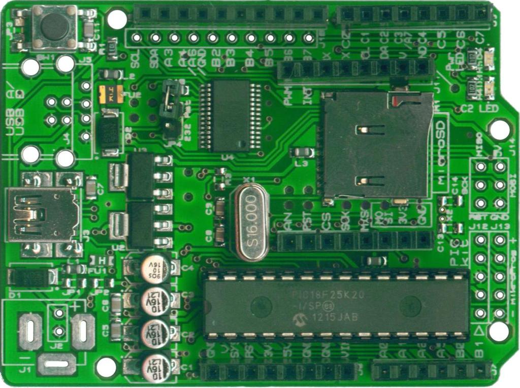 Inputs and Outputs The inputs and outputs of the Breeze A board are detailed in the following diagram: USB-UART (3) : (RX)=RC7 (TX)=RC6 Legend: Input / Output Function (Alternate Function) {mikrobus