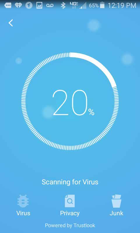 The Trustlook SECURE ai Mobile Defend SDK powers virus scanning in the GO Security app.