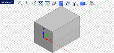 For the first corner of the rectangle, select the lower left grid point location select