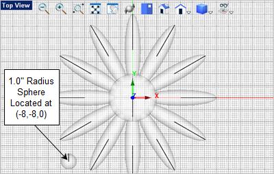 167 VisualCAD 2018 Exercise Guide 5. For the sphere radius, enter 1.