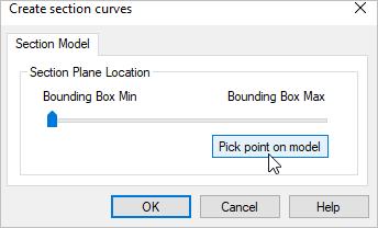 169 VisualCAD 2018 Exercise Guide 4. If you move the slider you will see dynamically where the section curves lie.