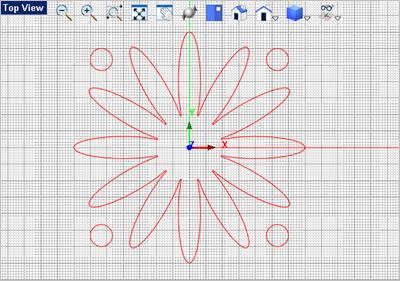 #7: Model a Daisy Decor 172 14. Press <Ctrl+A> to select all of the curves. 15. Now from the Curve Modeling tab select the Merge Curves command.