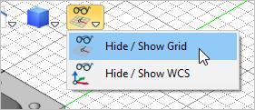 177 VisualCAD 2018 Exercise Guide Connector Block 2. Now select the Modeling Aids tab. On the very right end of the ribbon bar you will find the C-Plane pane. 3.