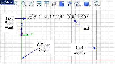 #8: Using Construction Planes 190 The text is actually individual curves that you can select as Control Geometry in your machining operations. 20.