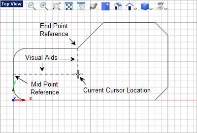 #2: 2D Drawing & Dimensioning 4. Now from the Curve Modeling 26 tab select the Circle on Point command. 5. For the circle center point move the cursor near geometry in your drawing.