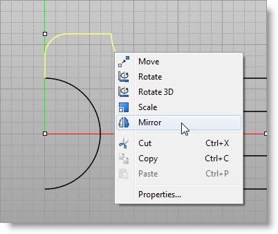 59 VisualCAD 2018 Exercise Guide Right-clcik Menu for Editing Objects 4.