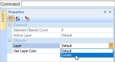 79 VisualCAD 2018 Exercise Guide 4. From the dialog check the box for Curves and uncheck all other boxes and then pick OK to close the dialog.