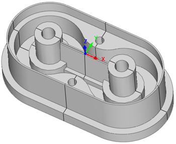 81 VisualCAD 2018 Exercise Guide #5: Model a Mold Insert In this exercise you will model something a bit more complicated, the mold insert shown below.