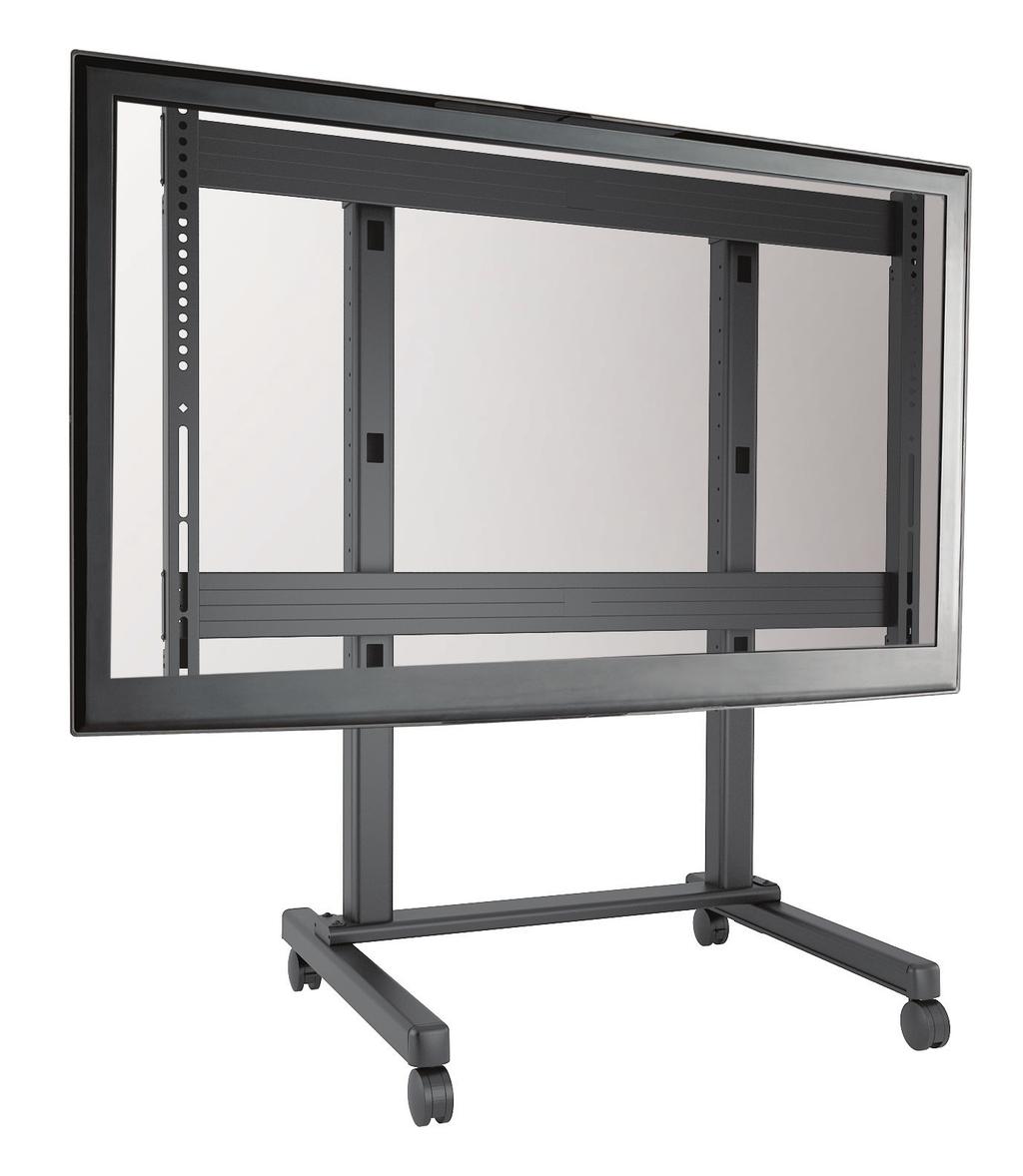 CART & STAND SOLUTIONS EXTRA LARGE VIDEO WALLS Chief also offers the FUSION Extra Large Single Screen Cart, which provides a mobile solution for screens between 90" and 105" and up to 500 lbs (226.