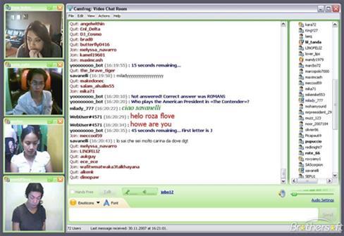 Chatrooms and Instant Messaging (IM) This is what a chatroom can look like. They don t all look like this, they all look different. This one uses video as well as text.
