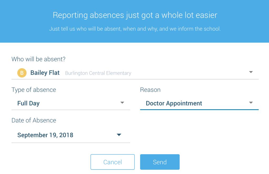 Editing an Absence If you have reported an absence in advance and decide that you need to edit the absence BEFORE the cut-off time on the day of the absence, follow these steps: 1.