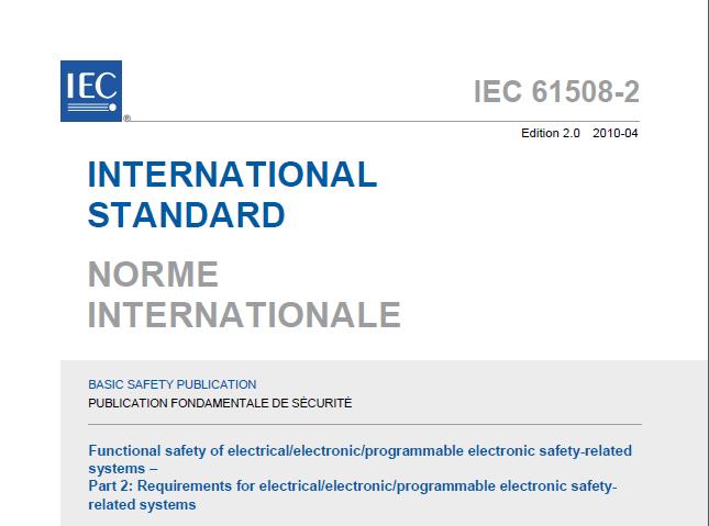IEC 61508 Industrial Equipment - Functional Safety
