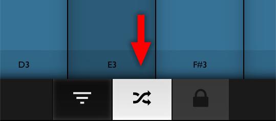 Glide, Scroll, and Lock Two toggles in the bottom toolbar of the keyboard screen control the scrolling / gliding behavior of the keys: Glide: When this button is enabled, sliding across the keyboard
