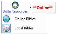 Download Bibles By default, Datarizer Holy Bible Concordance Version 3 connects to the eight online bibles, namely KJV, Amplified, NIV, NKJV, ESV, The Message, Die Bybel and the Master Bible.