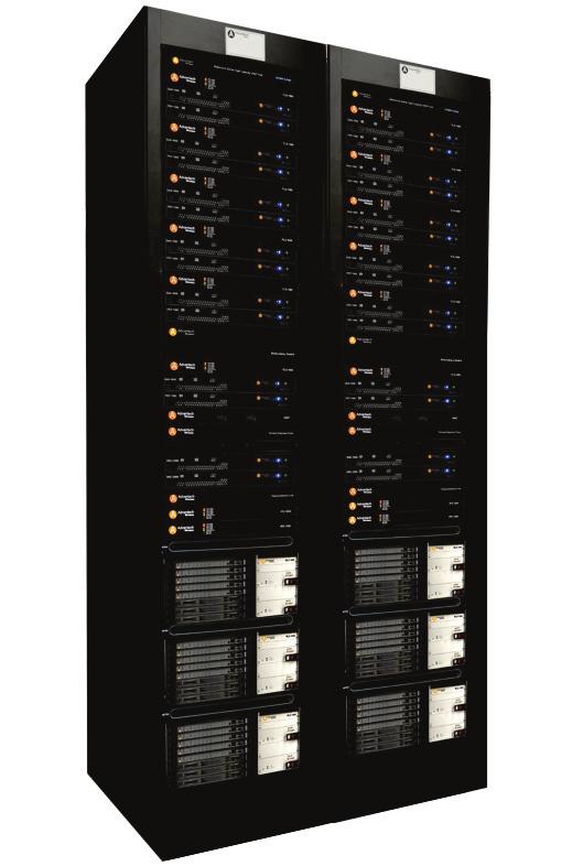 This single rack can also receive up to 720 Mbps of IP traffic generated by the remote terminal